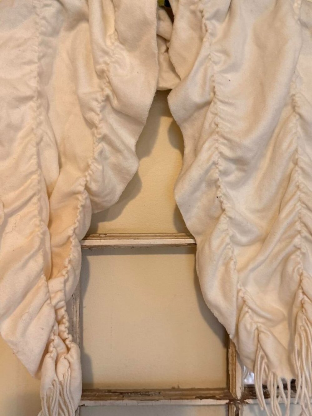 Women's Cream Cashmere Scarf